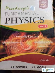Pradeep fundamental physics for class 12 vol-1 and vol-2