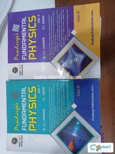 Pradeep physics for class 11th vol 1 &2