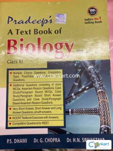 Pradeeps Biology Text Books available excellent condition untouched