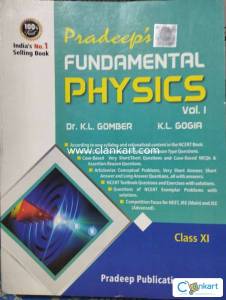 Pradeeps fundamental physics class 11 volume 1 and 2 both