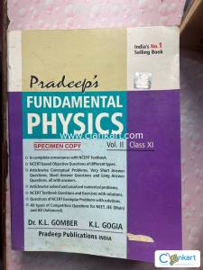 Pradeeps fundamental physics vol 2 class 11