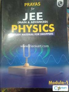 Prayas droper module jee main and advance