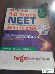 Previous 10 years neet solved papers(with solutions),2013 to 2022