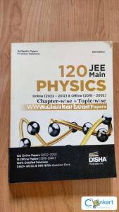 Previous year questions for Jee mains by Disha publications Physics