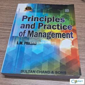 Principal & Practice of Management