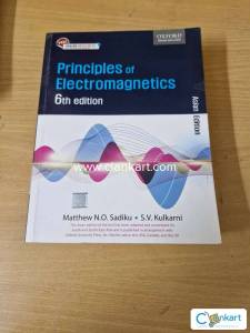 Principle of ElectroMagnetics Brand New Book