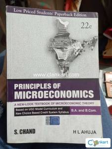 Principle of Microeconomics by HL Ahuja