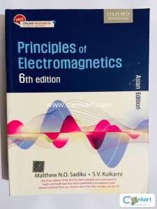 Principles Of Electromagnetics 6th Ed Book By Sadiku