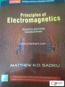 Principles Of Electromagnetics by  MATTHEW N O SADIKU   4th edition
