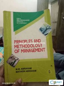 Principles and methodology of management
