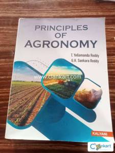 Principles of Agronomy by Reddy and Reddy