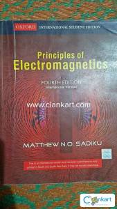 Principles of Electromagnetics Author Matthew N.O. Sadiku