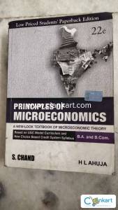 Principles of Microeconomics for B.A and B.Com