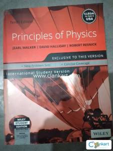 Principles of Physics by Resnick, halliday