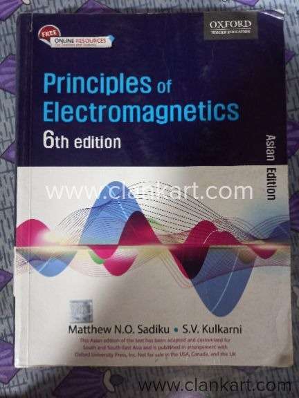 Principles of electromagnetics 6th edition sadiku
