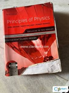 Principles of physics Halliday resenick