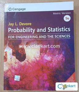 Probability and Statistics Book By Jay L Devore