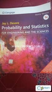 Probability and statistics Devore