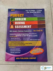 Problem Solving Assessment (PSA) Book for Class 9