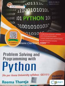 Problem Solving and Programming with Python