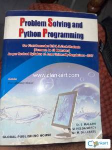 Problem solving and python programming  for first semester be&btec