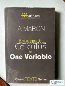Problems in Calculus of One Variable Arihant Publication by IA Maron