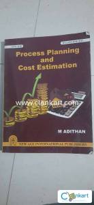 Process Planning And Cost Estimation