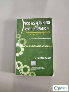 Process planning and cost estimation for BE Mechanical Engineering