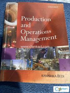 Production and operations Management book