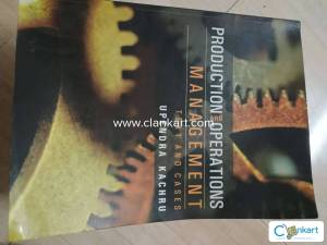 Production and operations by upendra kachru