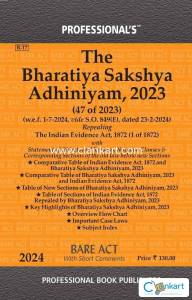 Professional's New Criminal laws Bare acts Combo (BNS, BNSS,  BSA