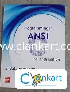 Programming In Ansi C