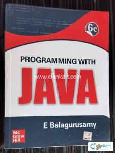 Programming With JAVA