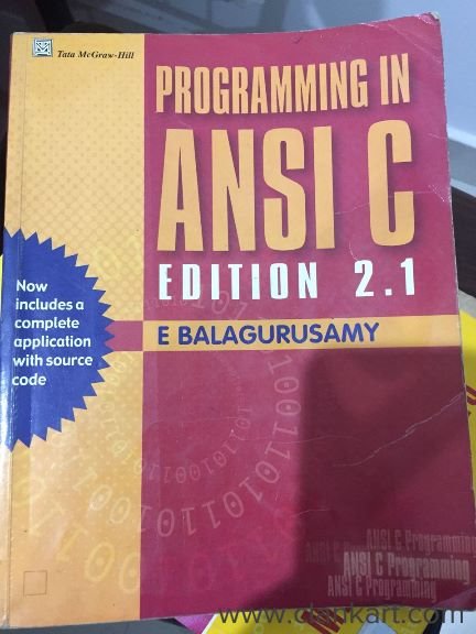 Programming in ANSI C