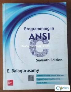 Programming in ANSI C (Seventh Edition) By E Balagurusamy