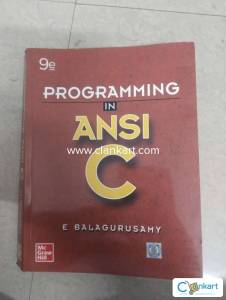 Programming in ANSI C Textbook