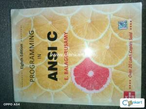 Programming in ANSI C book for IT