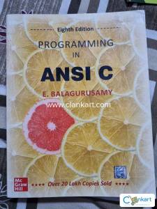 Programming in ANSI C by E Balagurusamy