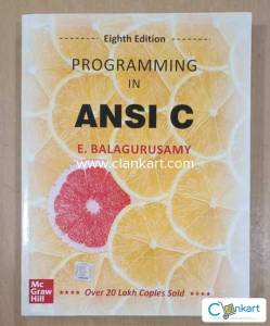 Programming in ANSI C by E. Balagurusamy