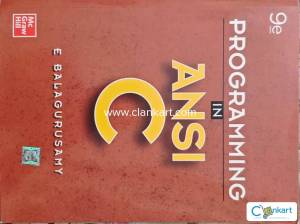 Programming in ANSI c