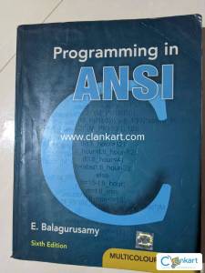 Programming in Ansi C