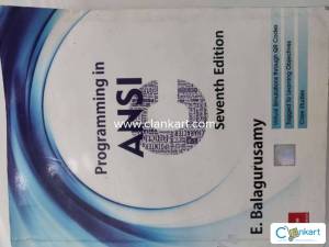 Programming in Ansi C seventh edition