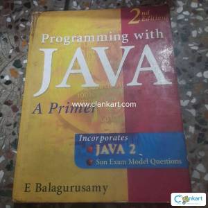Programming with Java, E balaguruswami