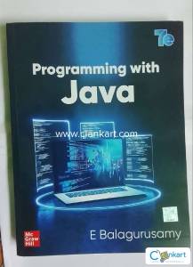Programming with Java  7th Edition  E. Balagurusamy