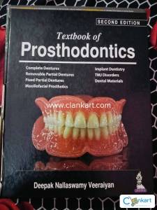 Prosthodontics book for sale