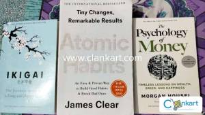 Psychology Of Moneyy + Atomic Habitss + Ikigga