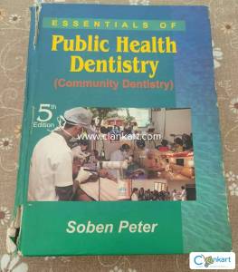 Public Health Dentistry (Community Dentistry)  Soben Peter 5th edition