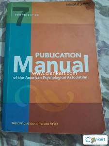 Publication manual of the American psychological association