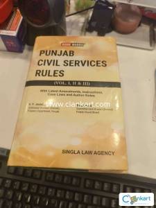 Punjab Civil Services Rules Vol I, II and III English