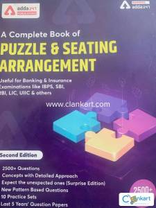 Puzzle and Seating Arrangement Book for IBPS exam